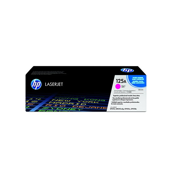 HP 125A 洋紅色原廠碳粉匣(CB543A)