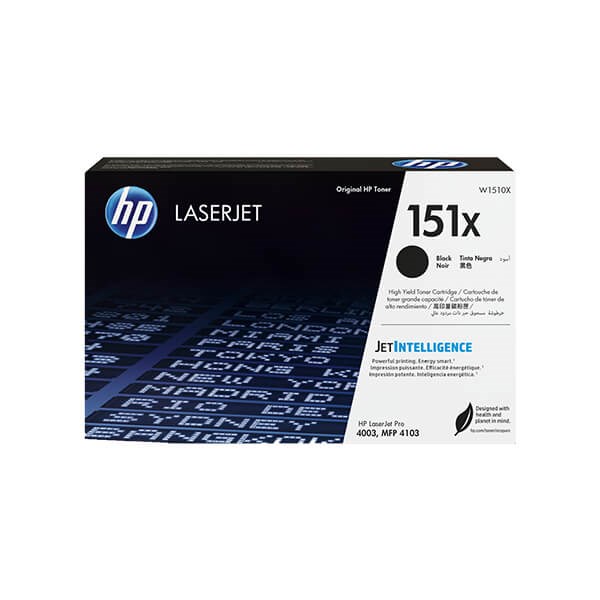 HP 151X 高列印量 黑色原廠碳粉匣 (W1510X)