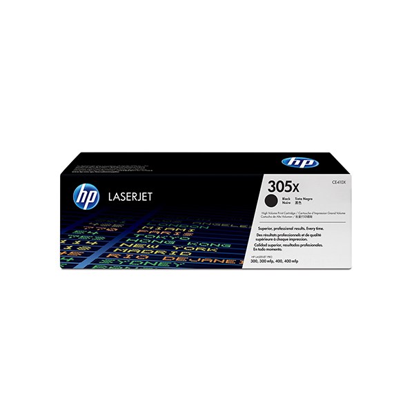 HP 305X 高容量黑色原廠碳粉匣(CE410X)