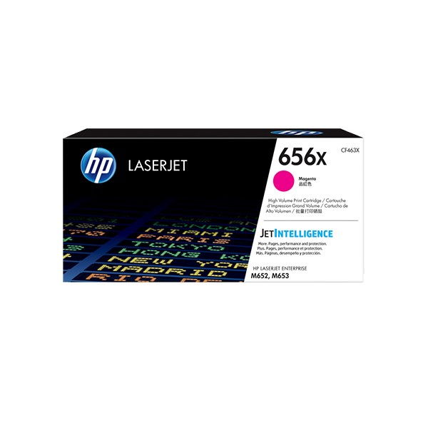 HP 656X 高列印量洋紅色原廠碳粉匣(CF463X)