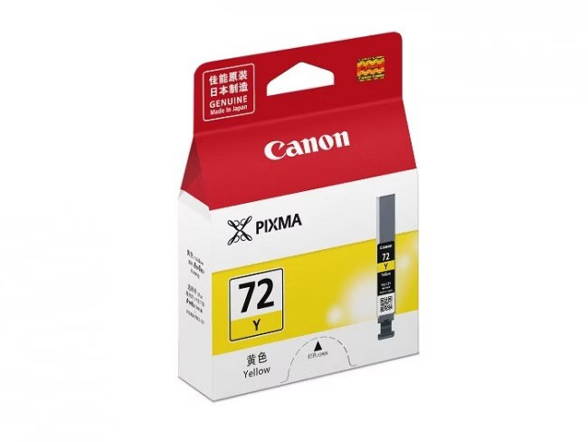 Canon 「PGI-72Y」原廠黃色墨水