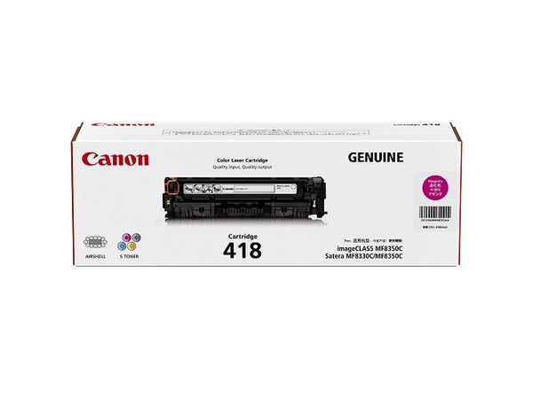 Canon 「418 M」原廠紅色碳粉