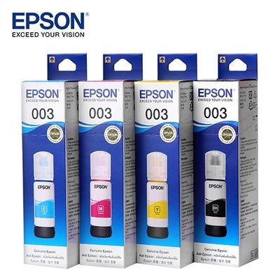 EPSON 原廠003墨水「C13T00V100、C13T00V200、C13T00V300、C13T00V400」
