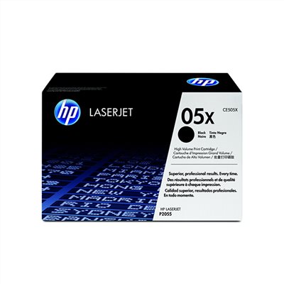 HP 05X 高列印量黑色原廠碳粉匣(CE505X)