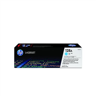 HP 128A 青色原廠碳粉匣(CE321A)
