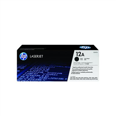 HP 12A 黑色原廠碳粉匣(Q2612A)