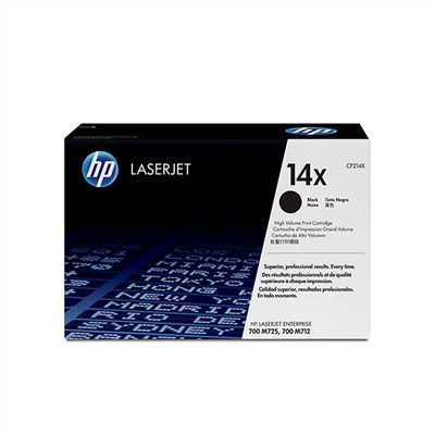 HP 14X 高容量黑色原廠碳粉匣(CF214X)