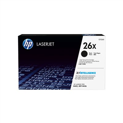 HP 26X 高列印量黑色原廠碳粉匣(CF226X)