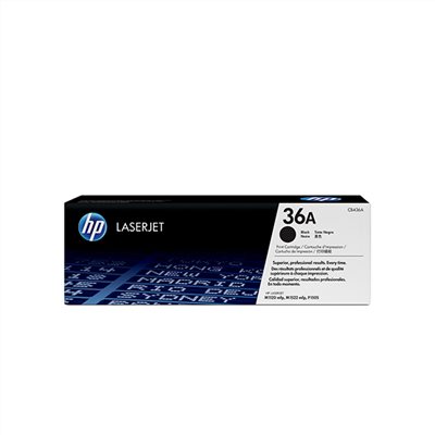 HP 36A 黑色原廠碳粉匣(CB436A)