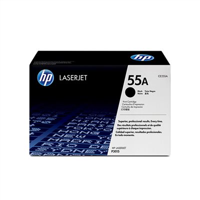 HP 55A 黑色原廠碳粉匣(CE255A)