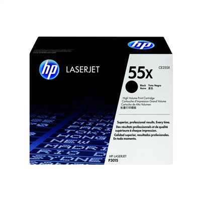 HP 55X 黑色原廠 高容量碳粉匣 (CE255X)