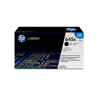 HP 645A 黑色原廠碳粉匣(C9730A)