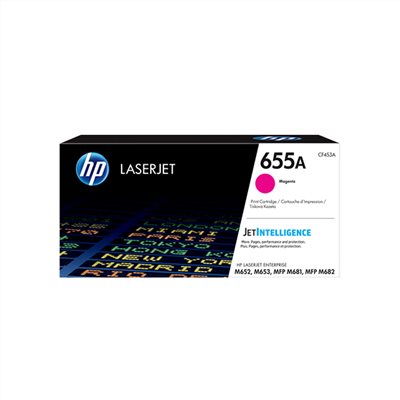 HP 655A 洋紅色原廠碳粉匣(CF453A)