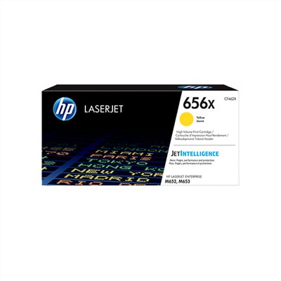 HP 656X 高列印量黃色原廠碳粉匣(CF462X)