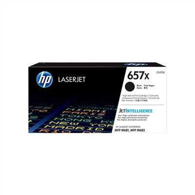 HP 657X 高列印量黑色原廠碳粉匣(CF470X)