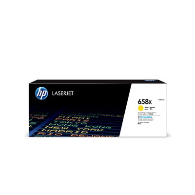 HP 658X 高列印量黃色原廠碳粉匣(W2002X)