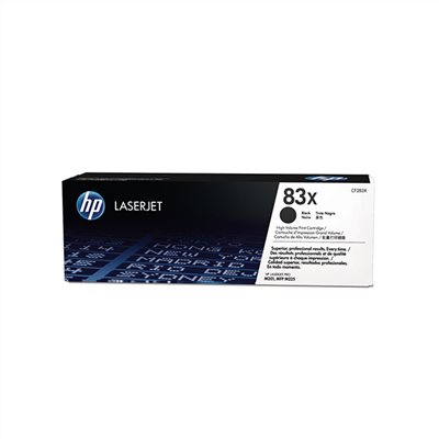 HP 83X 高列印量黑色原廠碳粉匣(CF283X)