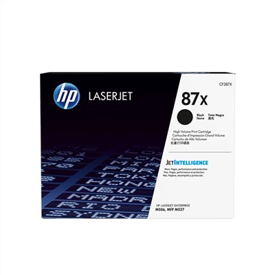 HP 87X 高列印量黑色原廠碳粉匣(CF287X)