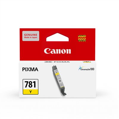 Canon 「CLI-781 Y」原廠黃色墨水