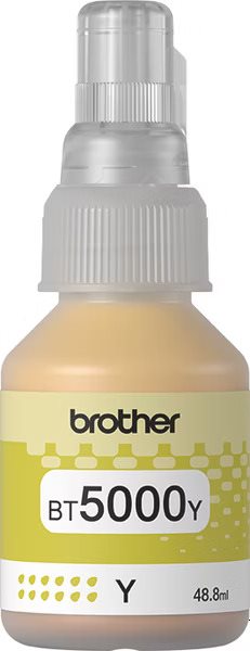 Brother 「BT5000 Y」黃色原廠墨水