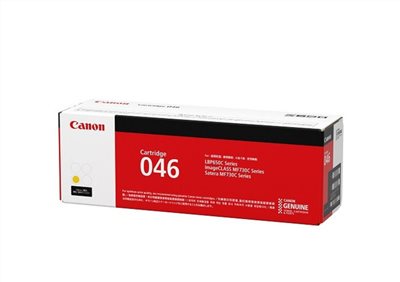 Canon 「046 Y」原廠黃色碳粉