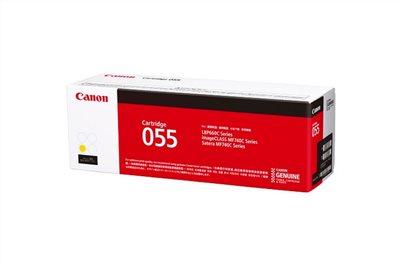 Canon 「055 Y」原廠黃色碳粉