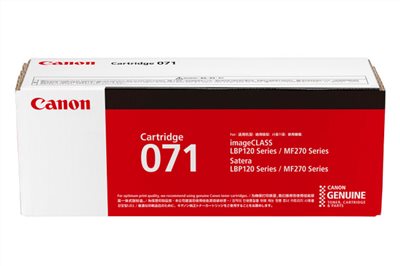 Canon 「071 BK」原廠黑色碳粉