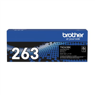 Brother 「TN-263 BK」原廠黑色碳粉匣