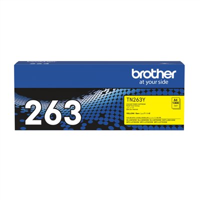 Brother 「TN-263 Y」原廠黃色碳粉匣