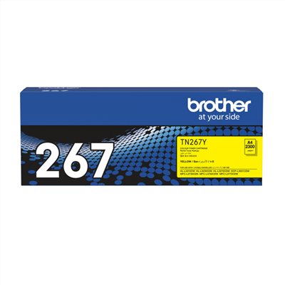 Brother 「TN-267 Y」原廠黃色碳粉匣