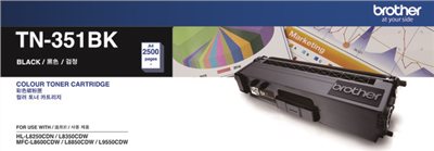 Brother 「TN-351 BK」原廠黑色碳粉匣