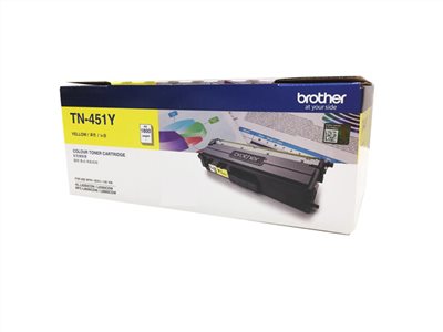 Brother 「TN-451 Y」原廠黃色碳粉匣