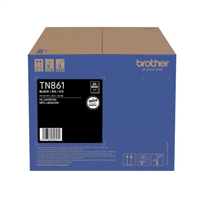 Brother 「TN-861 BK」原廠黑色碳粉匣