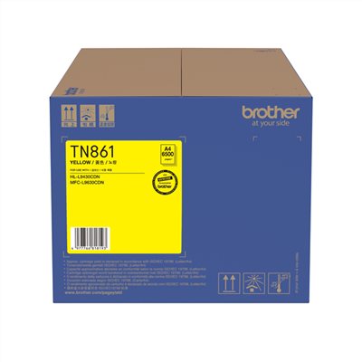 Brother 「TN-861 Y」原廠黃色碳粉匣