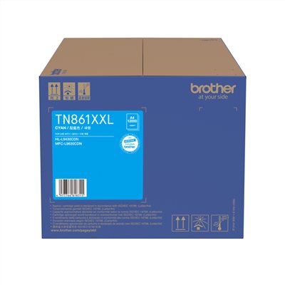 Brother 「TN-861 XXLC」原廠藍色碳粉匣