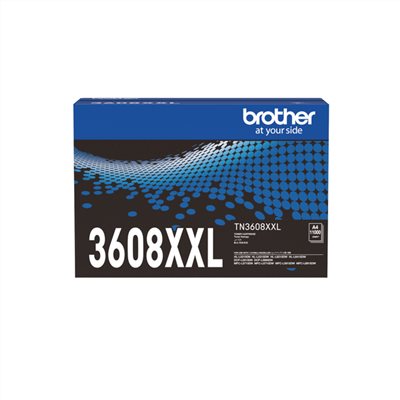 Brother 「TN3608XXL BK」原廠碳粉匣